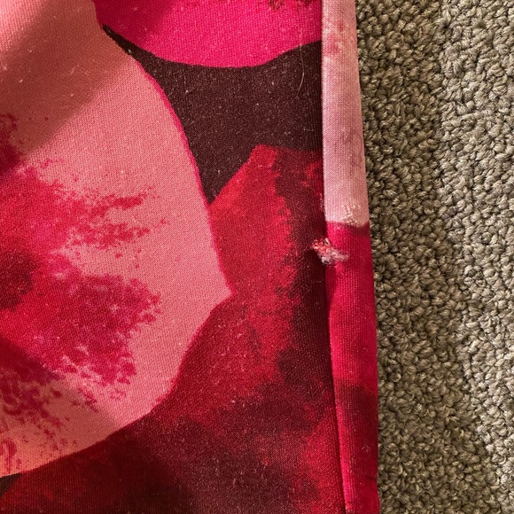 Xscape Floral Print Scuba Crepe Dress Size 8 - Picture 2 of 4